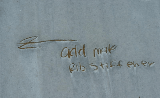 S-5! Why you should not mark with graphite pencil or allow contact with wet concrete or mortar min-1